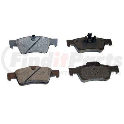 087-1845 by BECK ARNLEY - SEMI-MET BRAKE PADS