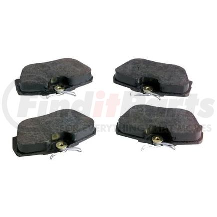 087-1588 by BECK ARNLEY - SEMI-MET BRAKE PADS