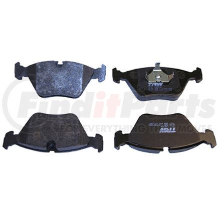 087-1380 by BECK ARNLEY - SEMI-MET BRAKE PADS