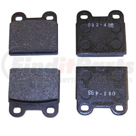082-0654 by BECK ARNLEY - BRAKE PAD