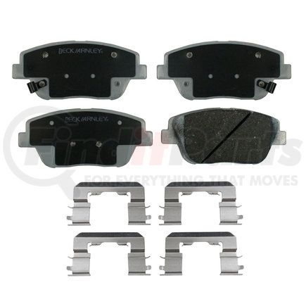 085-6935 by BECK ARNLEY - PREMIUM ASM PADS W / HARDWARE