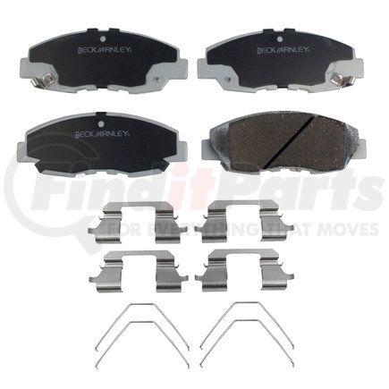 085-6946 by BECK ARNLEY - PREMIUM ASM PADS W / HARDWARE