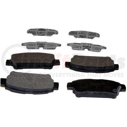 087-1700 by BECK ARNLEY - SEMI-MET BRAKE PADS