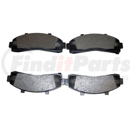 087-1556 by BECK ARNLEY - SEMI-MET BRAKE PADS