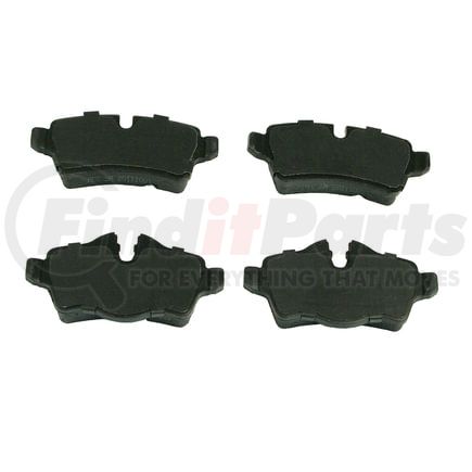 087-1921 by BECK ARNLEY - SEMI-MET BRAKE PADS
