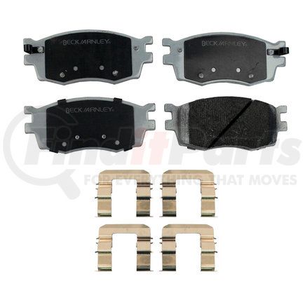 085-6746 by BECK ARNLEY - PREMIUM ASM PADS W / HARDWARE