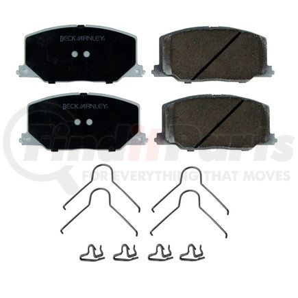 085-6334 by BECK ARNLEY - PREMIUM ASM PADS W / HARDWARE