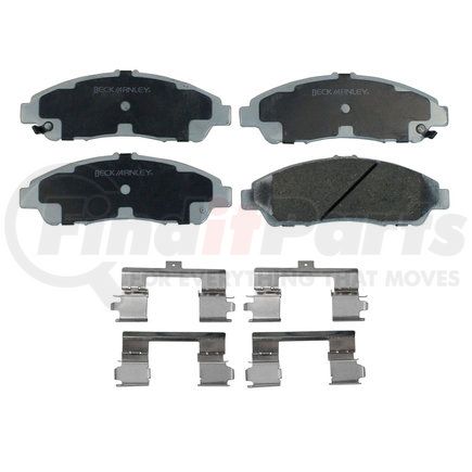 085-6816 by BECK ARNLEY - PREMIUM ASM PADS W / HARDWARE