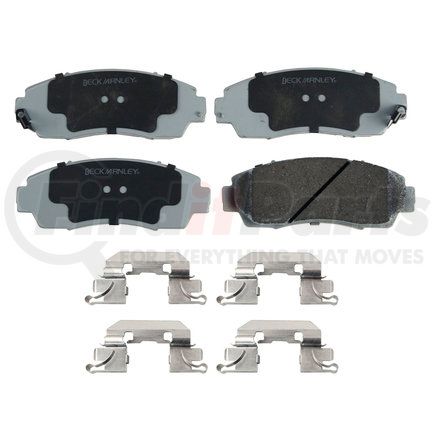 085-6735 by BECK ARNLEY - PREMIUM ASM PADS W / HARDWARE