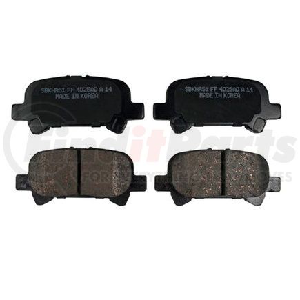 089-1647 by BECK ARNLEY - PREMIUM BRAND BRAKE PADS