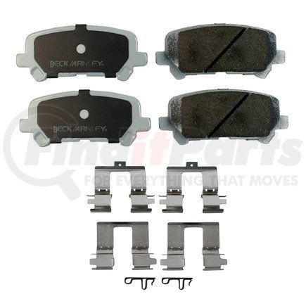 085-6817 by BECK ARNLEY - PREMIUM ASM PADS W / HARDWARE