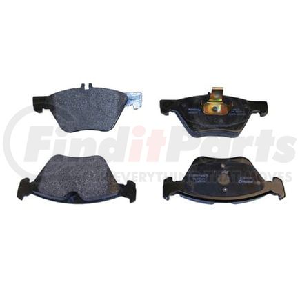 087-1578 by BECK ARNLEY - SEMI-MET BRAKE PADS