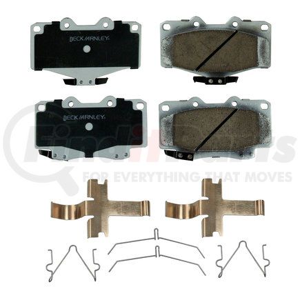 085-6391 by BECK ARNLEY - PREMIUM ASM PADS W / HARDWARE