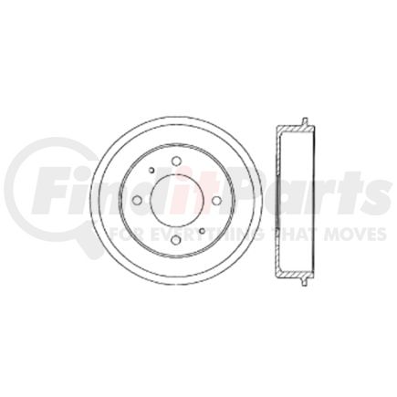 Centric 122.51007 Brake Drum Premium Brake Drum
