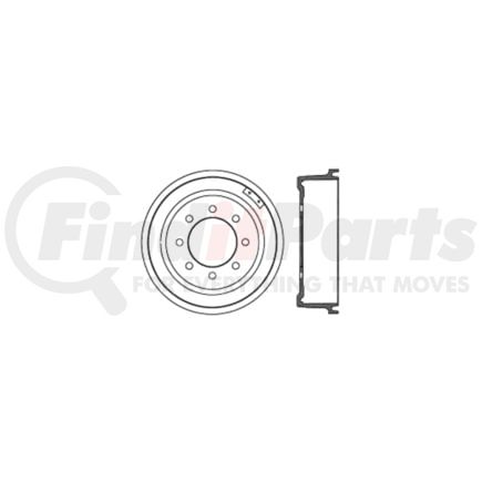 Centric 122.67002 Brake Drum Prm Brake Drum