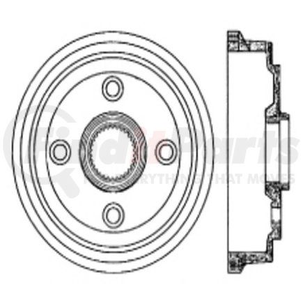 122.47002 by CENTRIC - Centric Premium Brake Drum