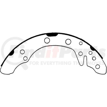 111.06621 by CENTRIC - Centric Premium Brake Shoes