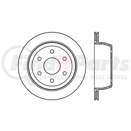 125.66041 by CENTRIC - Centric Premium High Carbon Alloy Brake Rotor