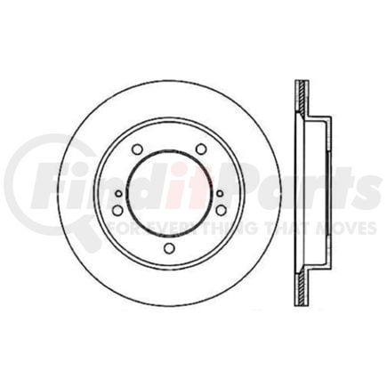 Centric 120.48005 Disc Brake Rotor Premium Brake Rotor