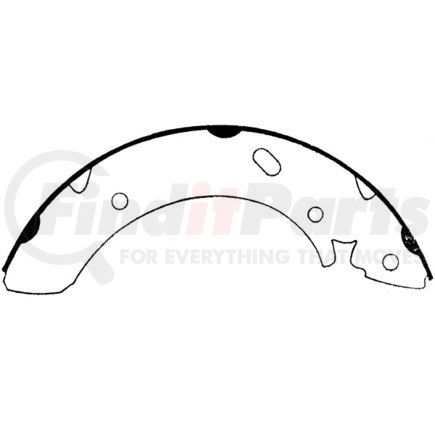 111.06611 by CENTRIC - Centric Premium Brake Shoes