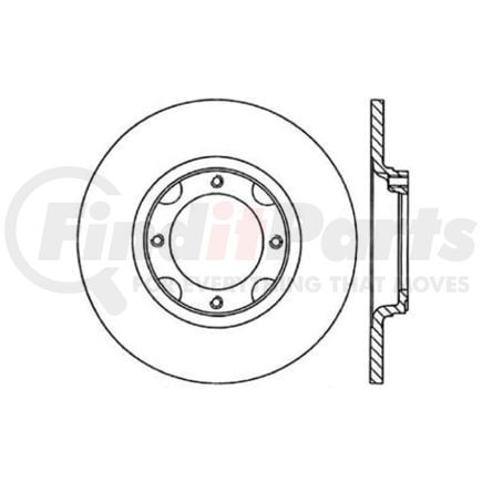Centric 120.44003 Daytime Running Light Bulb Premium Brake Rotor