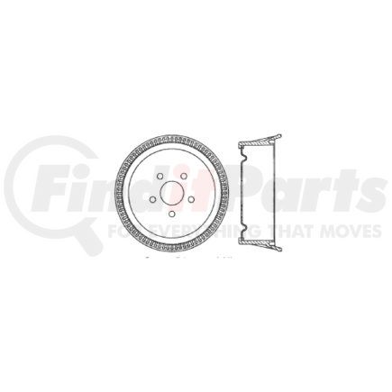 122.67009 by CENTRIC - Premium Brake Drum