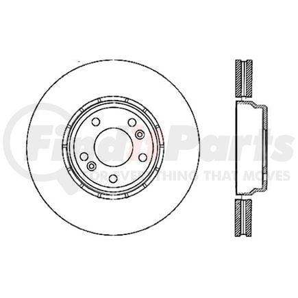 Centric 120.34110 Disc Brake Rotor 12034110