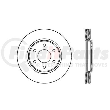 12042089 by CENTRIC - Centric Premium Brake Rotor