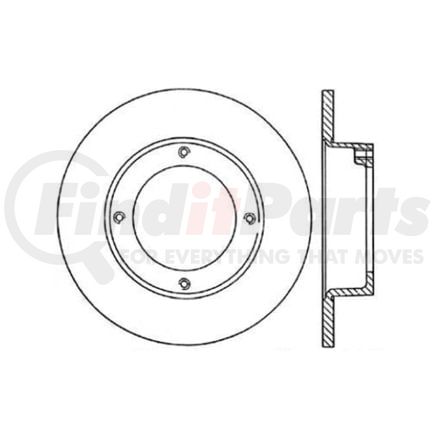 Centric 120.40000 Disc Brake Rotor Premium Brake Rotor