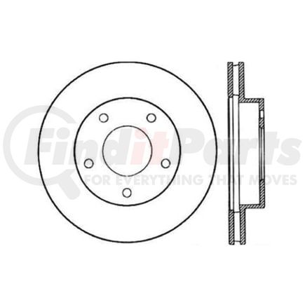 120.62005 by CENTRIC - Premium Brake Rotor