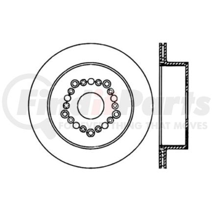 Centric 120.44082 Disc Brake Rotor Premium Brake Rotor