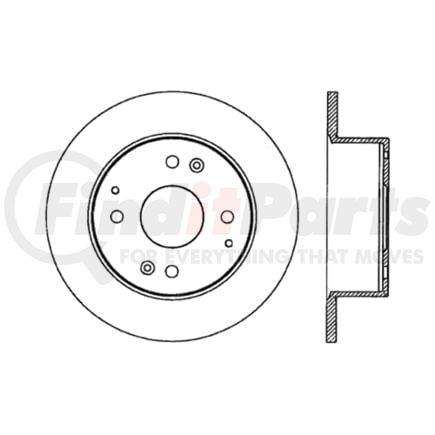 Centric 120.40031 Disc Brake Rotor Premium Brake Rotor