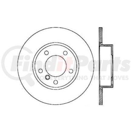 Centric 120.34040 Disc Brake Rotor Premium Brake Rotor