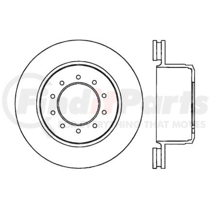 121.65115 by CENTRIC - Standard Brake Rotor