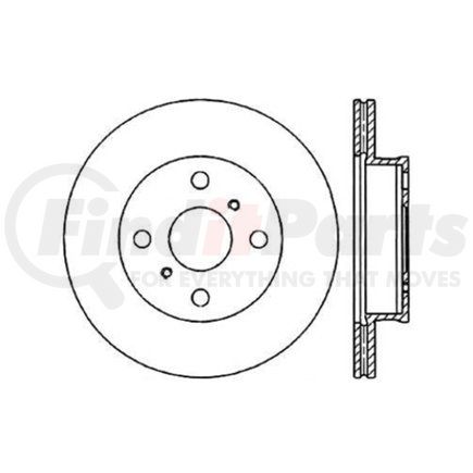 120.44052 by CENTRIC - Centric Premium Brake Rotor