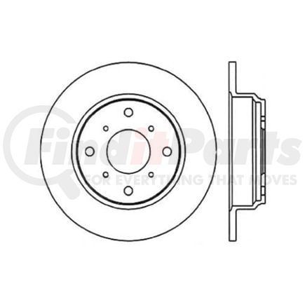 120.40019 by CENTRIC - Premium Brake Rotor