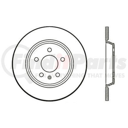 120.33127 by CENTRIC - Premium Brake Rotor