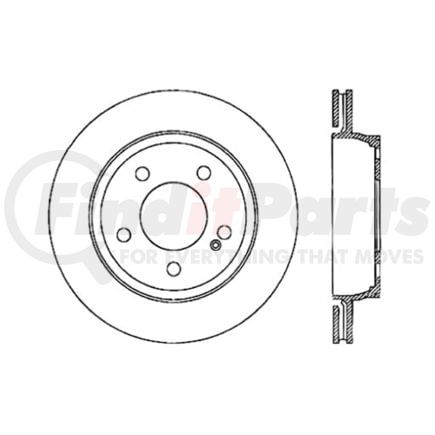 120.35048 by CENTRIC - Premium Brake Rotor