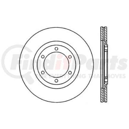 Centric 120.45032 Disc Brake Rotor Premium Brake Rotor