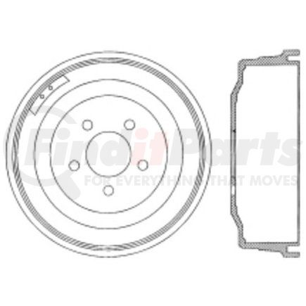 122.63033 by CENTRIC - Centric Premium Brake Drum