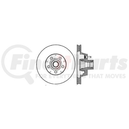 120.67017 by CENTRIC - Premium Brake Rotor