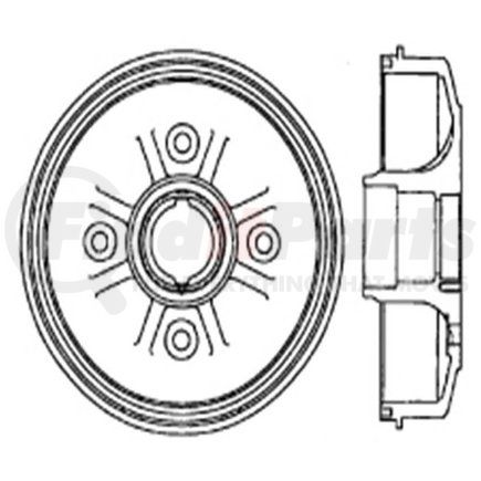 122.40001 by CENTRIC - Centric Premium Brake Drum