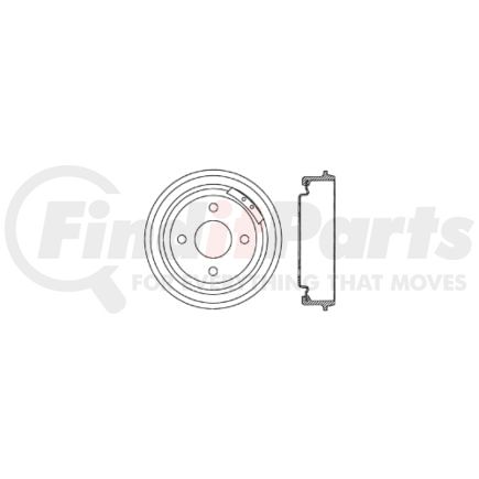 Centric 122.61032 Brake Drum Premium Brake Drum
