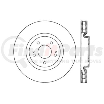 Centric 120.46064 Disc Brake Rotor Premium Brake Rotor
