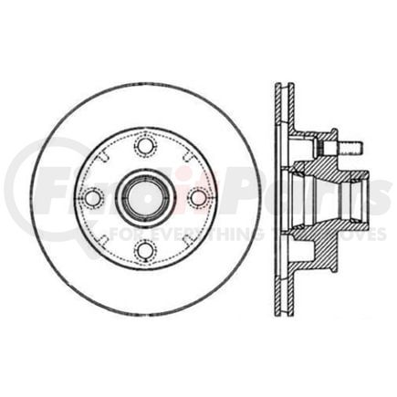 120.61004 by CENTRIC - Centric Premium Brake Rotor