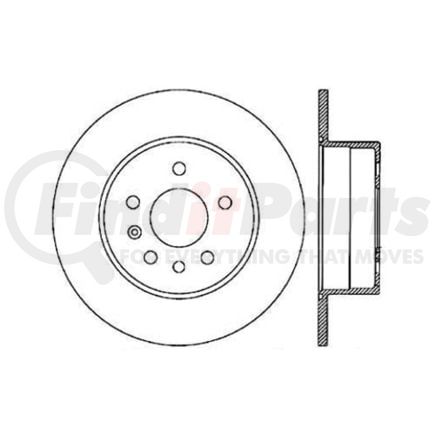 120.38011 by CENTRIC - Premium Brake Rotor