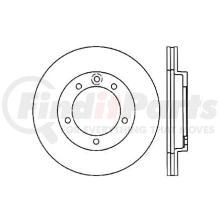 120.46053 by CENTRIC - Premium Brake Rotor