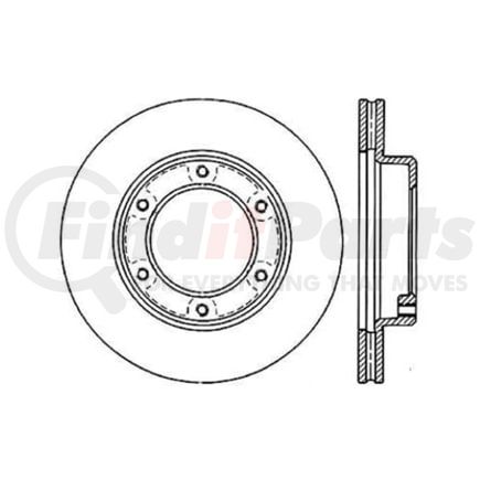 Centric 120.44073 Disc Brake Rotor Premium Brake Rotor