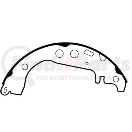 111.0753 by CENTRIC - Premium Brake Shoes
