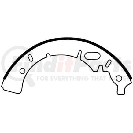 Centric 111.04231 Drum Brake Shoe Premium Brake Shoes